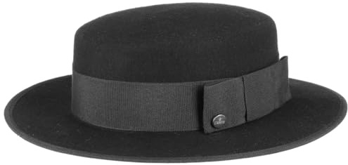 LIERYS Filzhut Kreissäge Damen Herren Sombrero Cordobes Made in Italy Spanischer Wollhut Flamenco mit Ripsband Sommer Winter