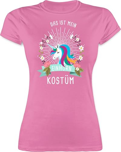 Shirtracer - Shirt Damen - & Fasching - Das ist Mein Einhorn Kostüm Unicorn Karneval Einhörner I