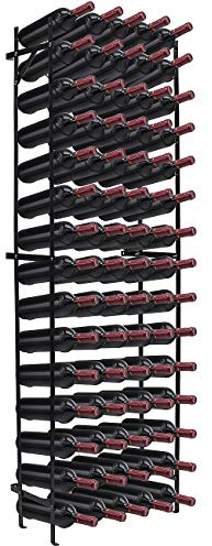Sorbus Wine Rack Freestanding Floor - Wine Bottle Holder Holds 75 Bottles of Wine - 75 Bottle Capacity Wine Storage for Any Bar, Wine Cellar, Kitchen, Dining Room (New Improved Design)