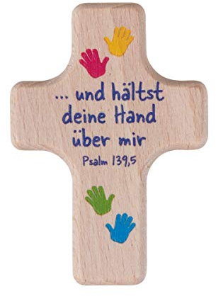 Handschmeichler Kreuz ...und hältst deine Hand über mir Psalm 139,5