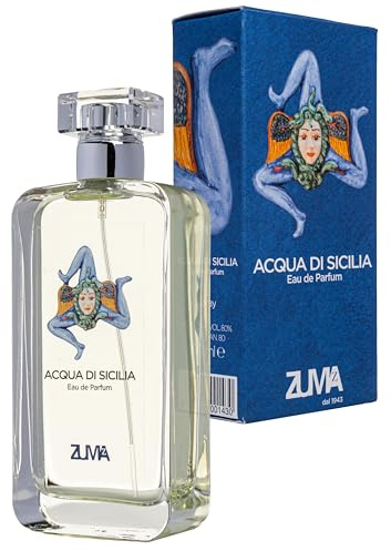Profumi Zuma - Profumo Acqua di Sicilia - Eau de Parfum Spray - Il Profumo Autentico del Mediterraneo Made in Italy (Acqua di Sicilia 100 ml)
