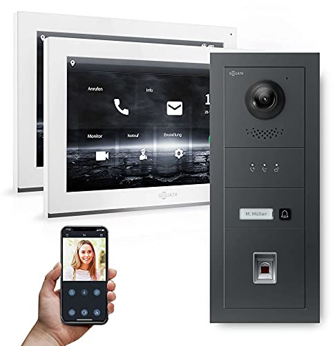 Goliath AV-IPS-645 Video Türsprechanlage, Weiße Innenstation