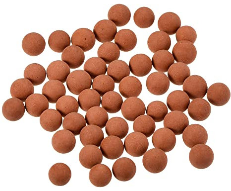 sourcing map Blähton 5-6mm 0.22 Pfund Garten Topf Bälle für Wachsen Vasen Bonsai Rot