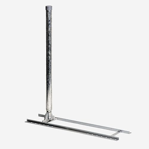 Fuba DSP 040 Rahmen Dachsparrenhalter - Halterung für Satellitenschüsseln bis 1m Durchmesser - Dachmontage Sparrenabstand 40 bis 65cm, Masthöhe 90cm, Mastdurchmesser 48mm, Stahl feuerverzinkt
