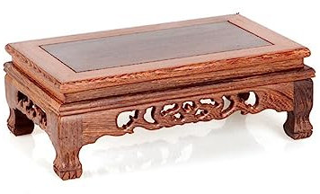 Supporto Per Piante, Alzata Per Vasi Da Giardino Vaso for acquario con base in legno retrò Vaso for bonsai Base for decorazione artistica Base for teiera rettangolare for artigianato Portavasi Per Ing