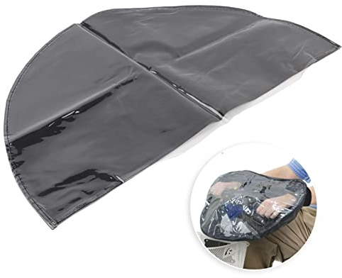 Foldable Mobility Scooter Rain Cover Waterproof Dust Proof Transparent Control Panel Easy Install Lightweight