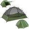 Clostnature 3 Personen Zelt für Camping - Wasserdichtes 3 Mann Zelt, Outdoor Leichtes Zelt für 3 Personen, Kompakt Zelt mit kleinem Packmaß für Familie, Strand, Motorrad, Gruppe Tent