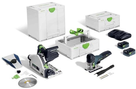 Festool Akku-Combo-Set Sägen Tauchsäge TSC 55 K, Pendelstichsäge PSC 420, Systainer Toolbox TB M 137