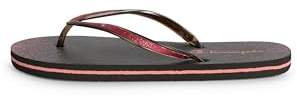 Champion Sparkling Slipper, Infradito Donna, Nero Kk006, 37.5 EU
