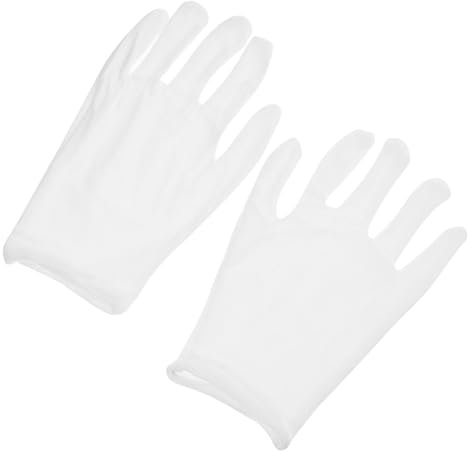 Gatuida 6paare Baumwollhandschuhe Für Männer Arbeitshandschuhe Weiß Baumwollhandschuhe Für Schmuckinspektion Arbeitshandschuhe Handschuhe Für Münzprüfung