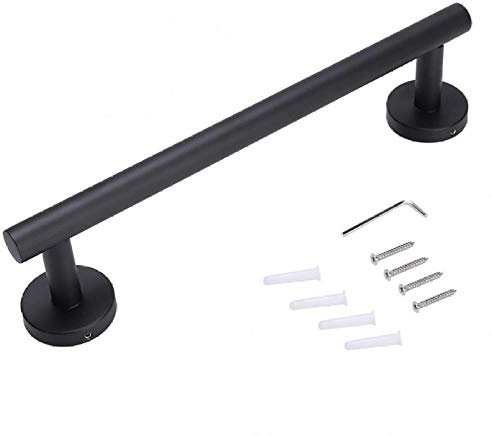 handtuchständer Handtuchhalter aus gebürstetem Edelstahl 30 cm Wandmontage einzelne Handtuchstange Kleiderbügel für Zuhause Badezimmer-Aufbewahrung Organizer modernes Badezimmer Küchenzubehö