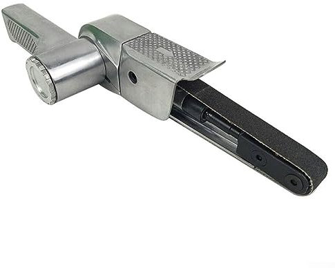 Potente metal para lijadora de banda neumática con velocidad de 16000 rpm, para todos los materiales (20 x 520 mm)