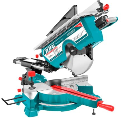 Troncatrice e sega da banco industriale 1800W, 305mm, 220-240V, 3600 giri/min, tavolo 310x480mm TMS43183051