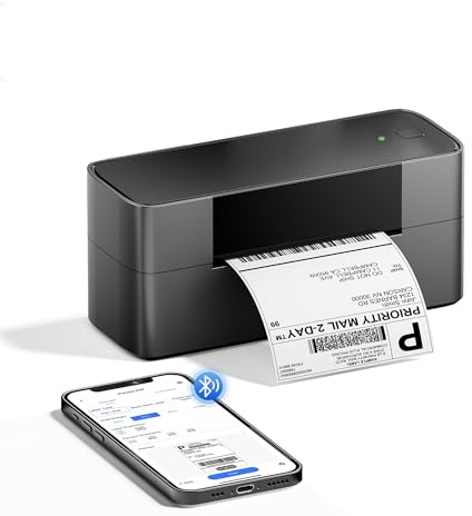 Itari Shipping Label Printer, 245BT Thermal Label Printer 4x6, Bluetooth Label Printers for Small Business, Support iOS, Android, Windows, Amazon, Shopify, USPS