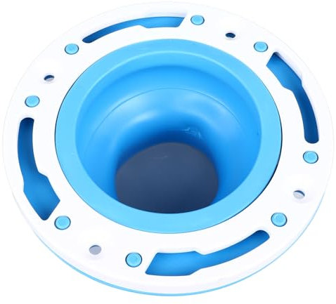 LOCADENCE Kit di Riparazione Flangia per WC, Kit di Sostituzione Flangia per WC in Silicone Resistente Alle Alte Basse Temperature 6,8 X 3,8 X 2,7 X 4,2 Pollici