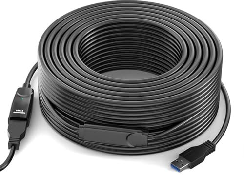 Flexible USB3.0 Extender Cable Data Cord With Signals Boosters USB3.0 Male To Female Connectors AntiInterference Build