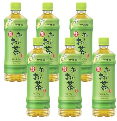 Oi Ocha Unsweetened Green Tea Drink 500ml | Authentic Japanese Style Ready To Drink Green Tea | Refreshing & Healthy Beverage Cold Brew Tea 日本緑茶 (6 Bottle)