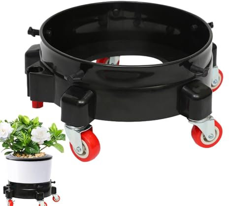 Bucket doly Wheels - Car Wash Bucket Roller, Multifunctional Bucket Stand | Portable Spill Prevention Design Cleaning Bucket Holder, Rolling Tool Organizer for Home & Professional Use