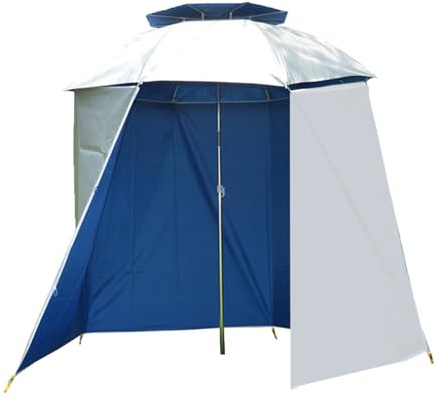 Tragbarer Regenschirmschirm – Outdoor-Unterschlupf für Angeln oder Sport, faltbares Sonnenzelt, wasserdicht, winddicht, Sonnenschirmabdeckung, UV-Block-Stoffumrandung für regnerische Tage und