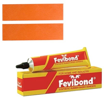 Cricket Bat Toe Guard Glue Set – Durable Protection for Wooden Bats | Easy Application & Long-Lasting Bond (Orange)