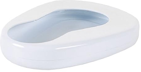 Mikinona Tragbares Urinal Bettpfanne Aus Langlebigem Emaille Material Glatte Oberfläche Ergonomisch Für Bettlägerige Männer Frauen Flüssigkeitsdicht Leicht Zu Reinigen Bequemes Schlafstuhl