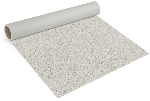 Internethandel Pfordt CV Bodenbelag Lugana Granit Stein Optik, 350x200 cm, pflegeleichter PVC Vinylboden in Steinoptik, Meterware für Küche und Wohnzimmer