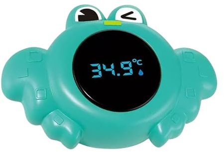 Badethermometer für Kinderbad - Präzises elektronisches Badewannen-Schwimmthermometer - Badethermometer mit Tiermotiv,für Eltern, Dusche, Pool, Mädchen und