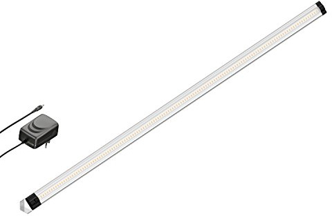 parlat LED Unterbau-Leuchte SIRIS, Eckmontage, flach, 90cm, 1044lm, weiß