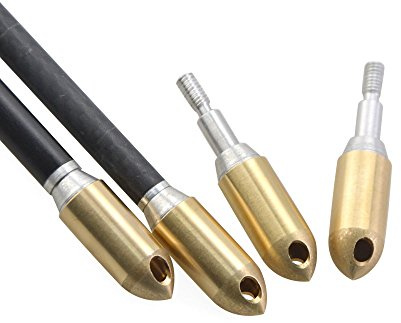 wolfman Bogenschießen Pfeife Breitspitzen Signal Pfeilspitzen Schrauben In Heulende Pfeilspitze Zielpfeilspitzen Für Carbonpfeile Oder Aluminiumpfeile 100 Grain (12 pcs)
