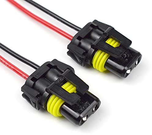 2er 9005 HB3 9006 HB4 Bulb Sockets Buchse Adapter Kabelbaum Stecker für Scheinwerfer Nebel Lampenfassung