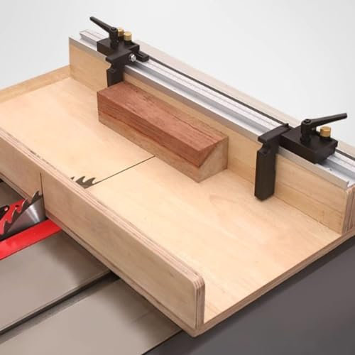 DAZZLEEX 45 binari a T per seghe da banco in lega di alluminio, 40 cm, 50 cm, 60 cm, accessori per fresatrice, seghe da tavolo (60 cm)