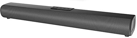 DLOETT-Barra de Sonido para TV montada en la Pared, Altavoz Bluetooth para Cine en casa, 50W, Compatible con AUX óptico con Subwoofer para TV y PC