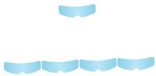 Gatuida 5 Pezzi - Pellicola Antiappannamento Per Visiera Protettiva Antipioggia Per Casco