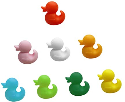 HOMSFOU Cable Featuring Holder Clips Self-Adhesive with Silicone 8pcs for or Strong Stickiness, Adjustable Wire Clamps at Cartoon Bird Design Practical Cable Management Random Color Home