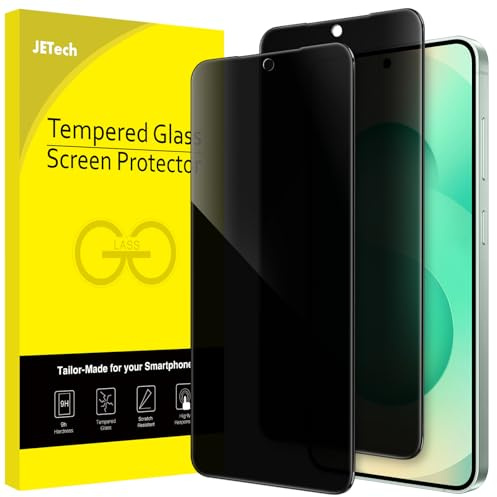 JETech Privacy Pellicola Protettiva per Samsung Galaxy S25+ / S25 Plus 5G, Anti-Spy Vetro Temperato Film, Compatibile con ID Impronte Digitali, Pacco da 2
