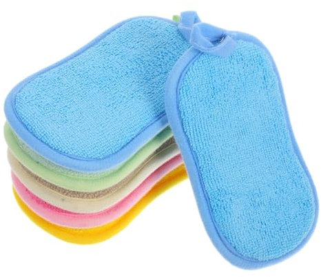 iplusmile 6piezas Esponjas De Cocina Reutilizables Estropajos Doble Cara para Limpieza Suaves y No Rayan para Utensilios De Cocina y Uso Multiusos Azules