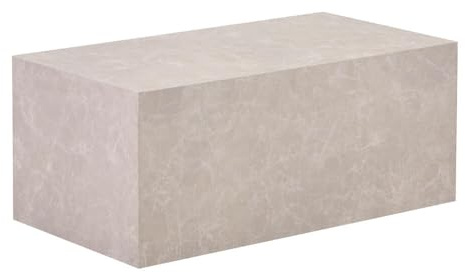 Home Deluxe - Couchtisch Amiri L - Farbe: Beige, Größe: 95 x 50 cm, MDF Platte, bereits fertig montiert I Wohnzimmertisch Beistelltisch Sofatisch