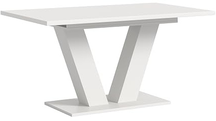 xonox.home Tisch Motion X4AA9T64 Ausziehbarer Esstisch in weiß Nb. mit Y-Fußgestelll, ca. 150-190x76x90