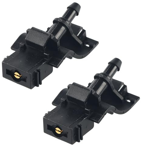 Gosknor 2pcs Windshield Washer Nozzles, Plastic Adjustable Windscreen Wiper Nozzle Replacements Compatible with Tundra 2006-2023, Prius 2010-2015, Sequoia 2008-2020, Replaces 8538112300