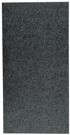 Felpudo Entrada Casa Portal Alto Tránsito Limpia Zapatos 100x120 cm Negro | Polipropileno Needlefelt de 4,2 mm | Atrapa barro, polvo y humedad | Uso en interior o exterior | Se aspira y se friega