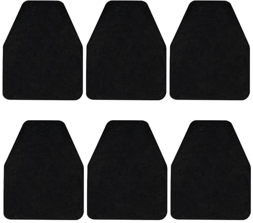 Urinal Mats 12 Pack, Urinal Mats For Men Bathroom 16.5 x 20.5, Washable Commercial Urinal Pads For Mens Room, Urinal Floor Pads for Urine Splash Guard, Drip (Black)