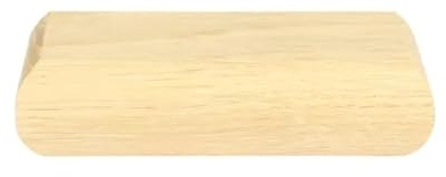 Jackson Woodturners Oak Flat Half Newel Cap – Fits 90 x 43mm Half Newel Posts – Unfinished Staircase Newel Post Cap for Modern and Traditional Interiors