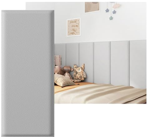 Kollisionsskyddande väggstoppning, säkra kudddynor, skalbara och självhäftande stoppade paneler, for bakgrundsdekoration(Color1,30x70cmx2pcs)