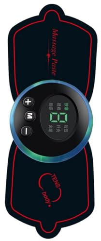 Elektrisches Wirbelsäulenmassagegerät Kleiner 6 Modi Abs Schwarz | 9 Stufen, 3, 7 V Betrieb, 15 Minuten Laufzeit, 80 Ma Leistung, Kompakt und Tragbar