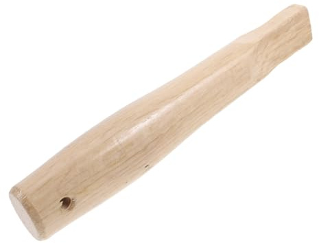 Lurrose Wooden Hammer Handle 18cm Oak Wood Mallet Replacement Handle with Square Hole for DIY Tools and Hatchet Anti-Skid Grip Suitable for Hand Tool Repair
