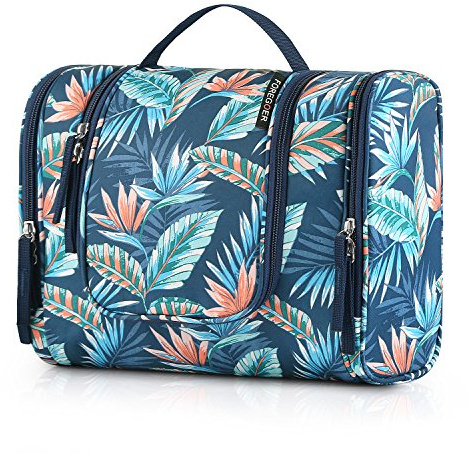 FOREGOER Trousse de Toilette Voyage Grande Sac de Toilette cosmétiques à Suspendre Vanity Femme