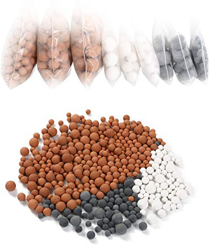 Vicloon 9 Paquets Pommeau Douche Anti Calcaire Remplacement,Ions Négatifs Minérale Balles de Douche