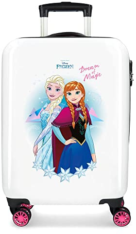 Disney Frozen Dream of Magic Trolley cabina Multicolore 37x55x20 cms Rigida ABS Chiusura a combinazione numerica 32L 2,5Kgs 4 doppie ruote Bagaglio a mano
