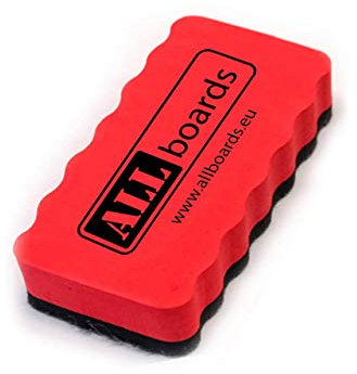 ALLboards Magnet-Schwamm für Whiteboards, Magnetischer Schwamm Trockenreinigung Streifenfrei