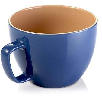 Tazza Extra Jumbo 860 ml Crema Shine, Blu